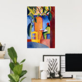 Café Bliss August Macke Impression d'art Allemand (Bureau à domicile)