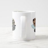 Café Boire Ladybug Géant Café Mug (Dos)