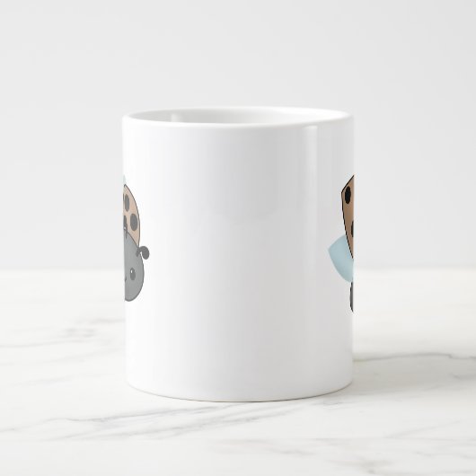 Café Boire Ladybug Géant Café Mug (Devant)
