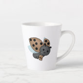 Café Boire Ladybug Géant Latte Mug (Droite)