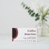 Café Boisson Punch / Carte de fidélité (Debout devant)