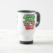 Café Bonne Humeur Trick Funny Café Mug (Devant droit)