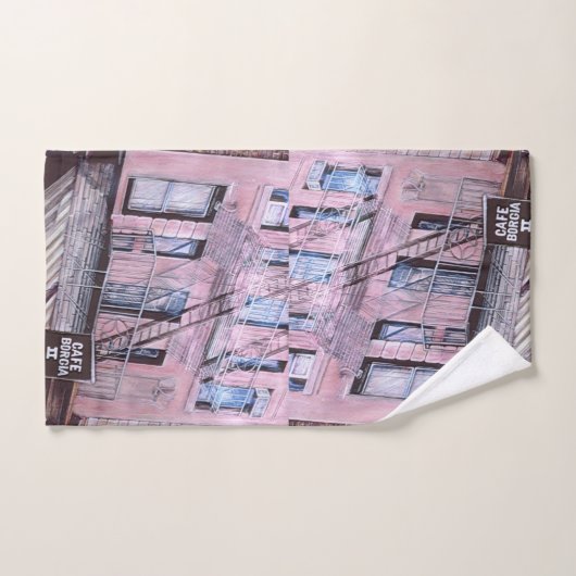 Café Borgia, SOHO (Serviette à main)