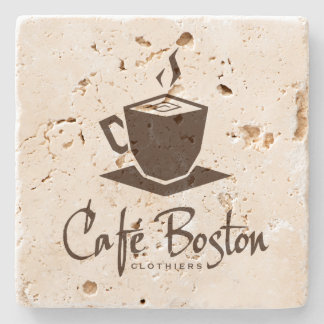 Café Boston Travertine Onderzetter