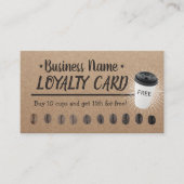 Café Boutique 10 tasses Rustique Kraft Fidélité cl (Devant)