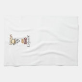 Café Boutique Thème Personnalisé Serviette De Cuis (Horizontal)
