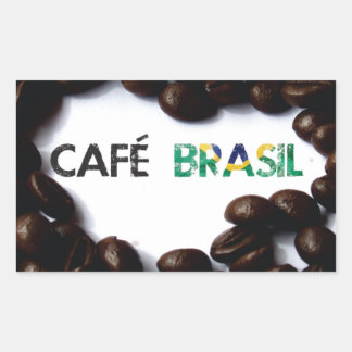 Café Brasil Rechthoekige Sticker