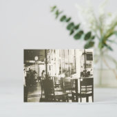 café... briefkaart (Staand voorkant)