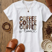 Café. Café. Amateur de café. T-Shirt
