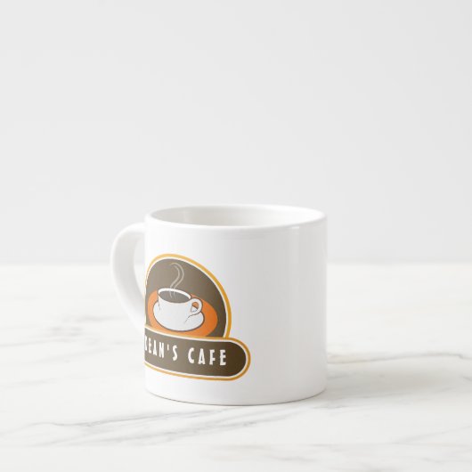 Café Café Café Café Orange Espresso Tasses (Devant gauche)