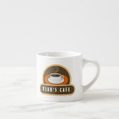 Café Café Café Café Orange Espresso Tasses (Droite)