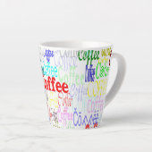 Café café café café! Tasse latte (Angle droit)