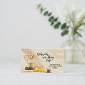 Café Café Carte de visite 3,5 po x 2,0 po (Debout devant)