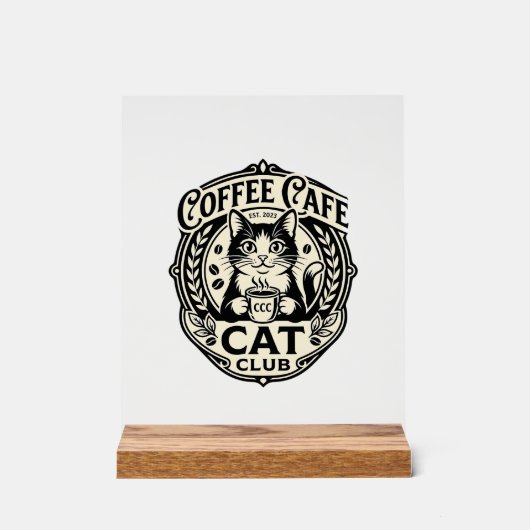 Café Café Chat Drôle Chat Graphique - Café Café Ca (Recto)