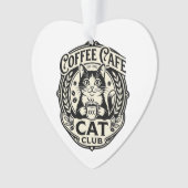 Café Café Chat Drôle Chat Graphique - Café Café Ca (devant)