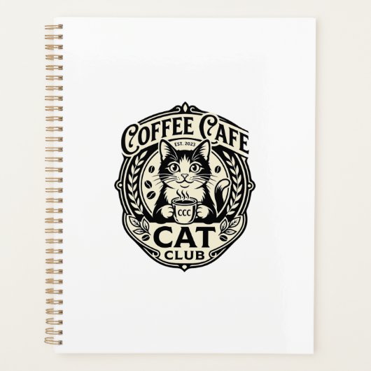 Café Café Chat Drôle Chat Graphique - Café Café Cl (Devant)