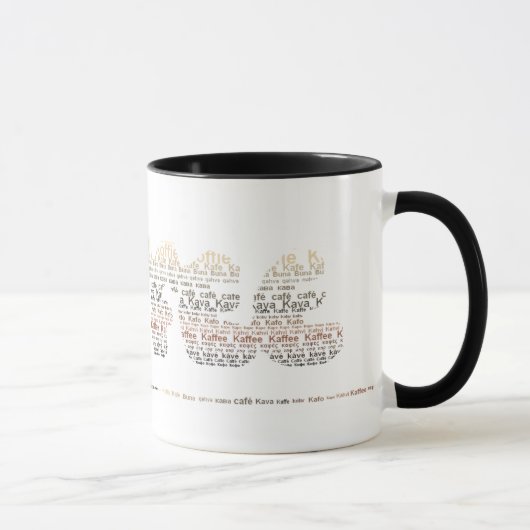 café Café-formé dans la tasse différente de (Droite)