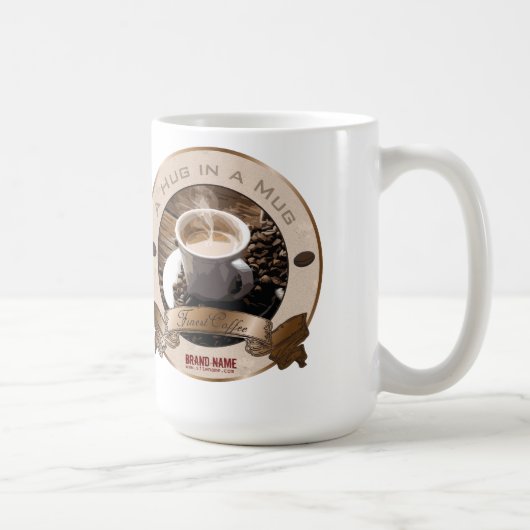 CAFÉ - Café-, Mug de thé, Coupe (Droite)