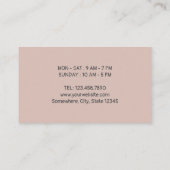 Café Café Tasses à café rose fidélité client (Dos)