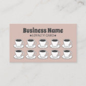 Café Café Tasses à café rose fidélité client (Devant)