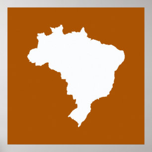 Café Caramel Festive Brazilië op Emporio Moffa Poster