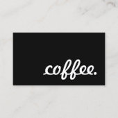 café. carte perforée de fidélité (Devant)