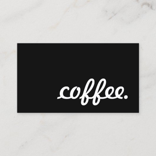 café. carte perforée de fidélité (Devant)