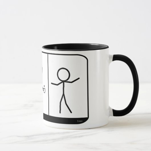 Café Cartoon Mug (Droite)