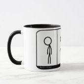 Café Cartoon Mug (Gauche)