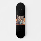 CAFÉ CAT SKATEBOARD (Devant)