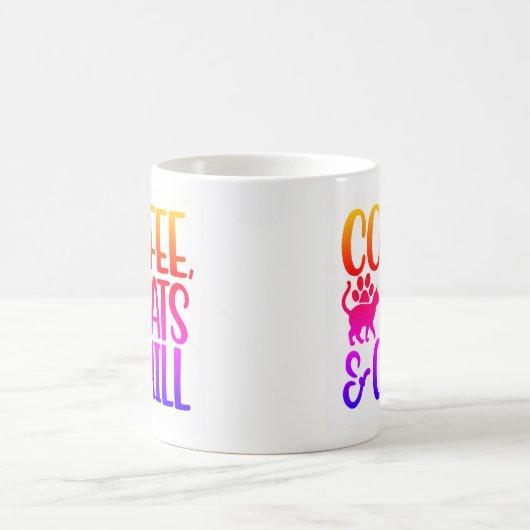 Café, Chats & Chill Mug (Centre)