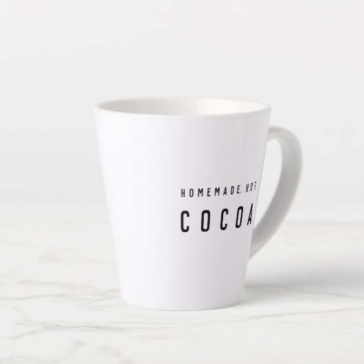 Cafe Chic Homemade Hot Cocoa Chocolate Mok (Rechterhoek)