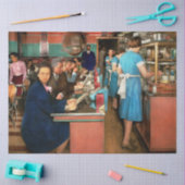 Cafe - Chicago IL - Perfect Eat Shop 1942 Tissuepapier (Craft)