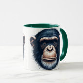 Café chimpanzé Mug (Devant droit)