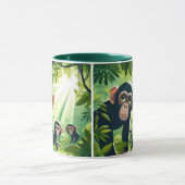 Café chimpanzé Mug (Centre)