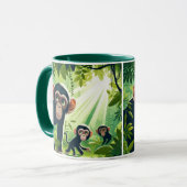 Café chimpanzé Mug (Devant gauche)