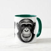 Café chimpanzé Mug (Devant droit)