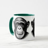 Café chimpanzé Mug (Devant gauche)
