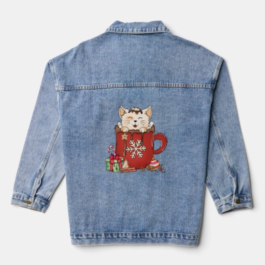 Café chocolat de Noël en chats mignons (Verso)