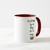 Café classique est une Mug Hug, 325 ml (Devant droit)