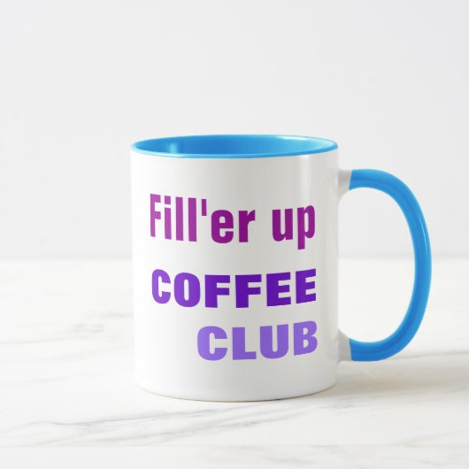 CAFÉ CLUB mug (Droite)