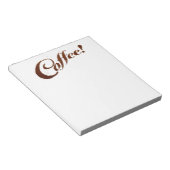 Café Coffee Grounds - Bloc-notes (Incliné)