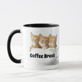 Café Coffee Mug Three Kittens (Gauche)