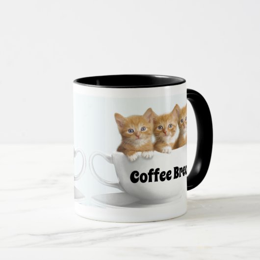 Café Coffee Mug Three Kittens (Devant droit)