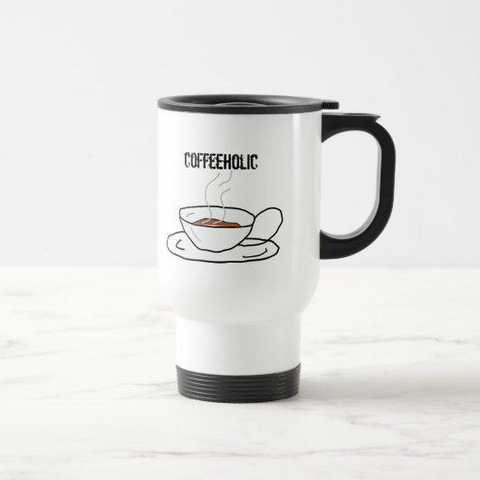 Café, coffeeholic - tasse (Droite)