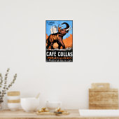 Cafe Collas Vintage Poster (Keuken)
