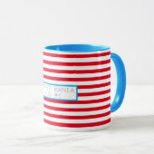 Café coloré amusant Mania Mug #1 Coupe (Devant droit)