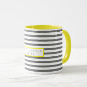 Café coloré amusant Mania Mug #1 Coupe (Devant droit)