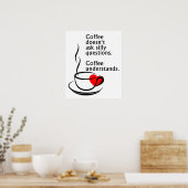 Café Comprend Drôle Poster (Cuisine)