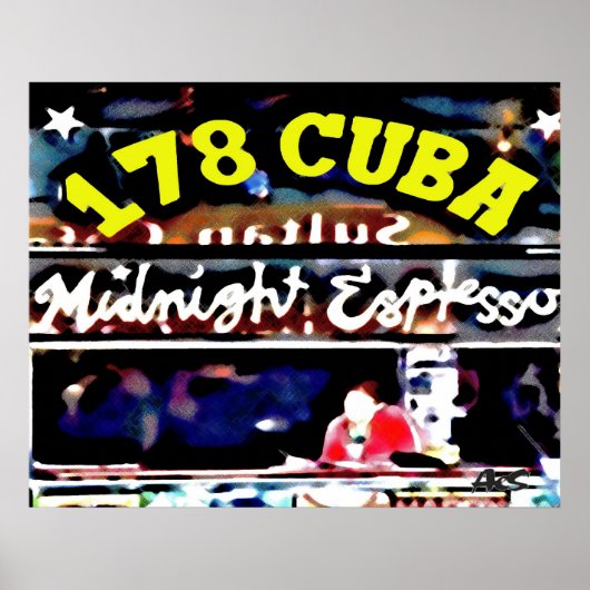 CAFE CON LECHE POSTER (Voorkant)